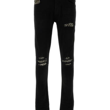 Amiri Men Black Stretch Denim Jeans