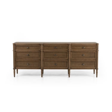 Toulouse 9 Drawer Dresser - Toasted Oak Veneer | shipping 7/28/2025
