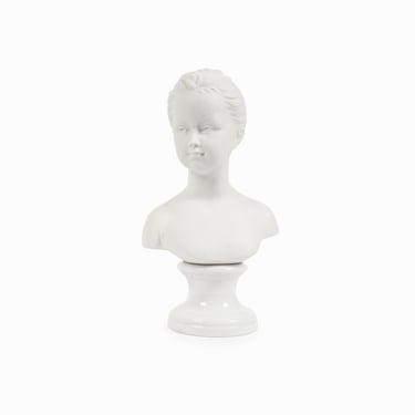 Andrea by Sadek Porcelain Bust Japan Girl Statue Sculpture Vintage 