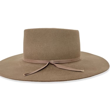 Vintage 1960s BEAVER HATS Cowboy Hat ~ size 6 7/8 to 7 ~ Western Fedora ~ 10X Fur Felt ~ Gambler 