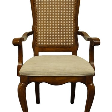 Stanley Furniture Italian Provincial Cane Back Dining Arm Chair 6811 