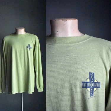 Vintage Longsleeve Ocean Pacific Tshirt / Vintage 90s Surf Tee / Vintage California Slacker Culture Surf Tshirt / Vintage Beach Tee 
