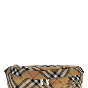 Burberry Men Check Waist Bag