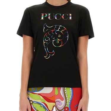 Pucci Women T-Shirt With Logo