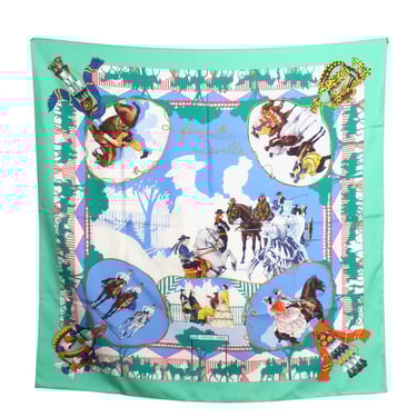 HERMES- "Feria de Sevilla" Silk Twill Scarf
