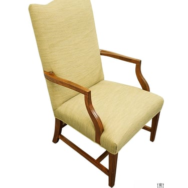 ETHAN ALLEN Traditional Style Cream Upholstered Accent Arm Chair 