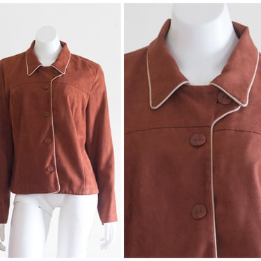 Vintage 1970s Rust Orange Jacket 