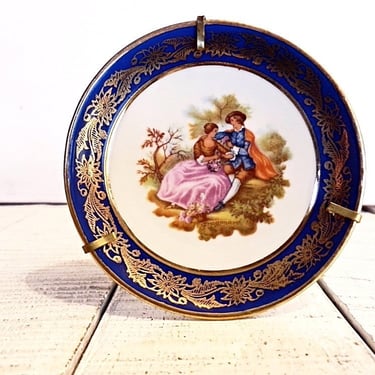 Vintage Porcelain Small Plate Limoges France Table Decor Home Decor Vintage Gift 