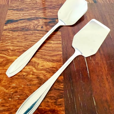 Vintage French Silver Cheese Serving Set