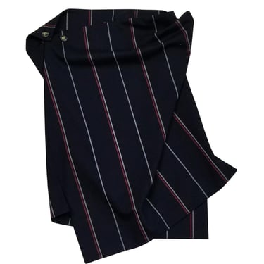 Vivienne Westwood - Navy Striped Skirt Sz 8