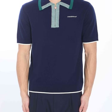 Casablanca Men Knit Tennis Polo Shirt