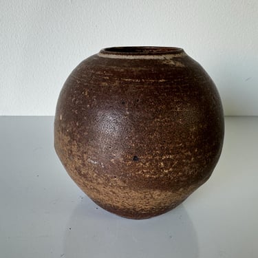 80's Wojtowicz  Organic Ball Shape  Art Pottery Vase 