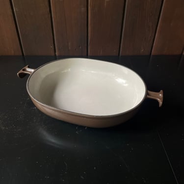 Enzo Mari for Le Creuset Large Casserole Pot/Pan without Lid Vintage Mid-Century Modern 