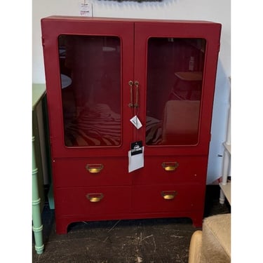 Red Metal Cabinet