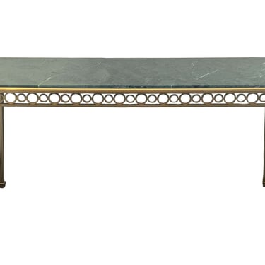 Paul M. Jones Bronze & Marble Neoclassical-Style Console Table