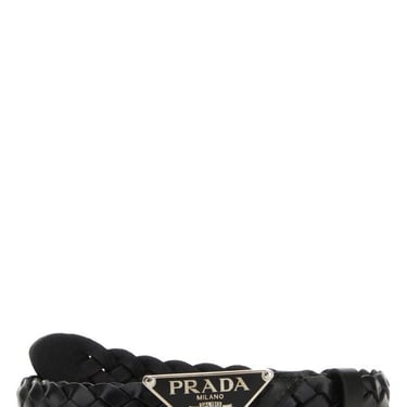 Prada Man Black Leather Belt