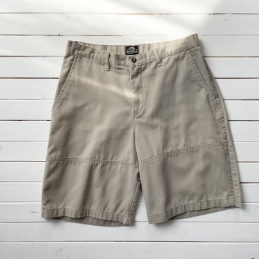 high waisted shorts 90s y2k vintage Lee beige khaki long shorts 