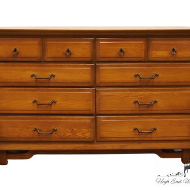SUMTER CABINET Solid Pecan Rustic Country French 52" Double Dresser 