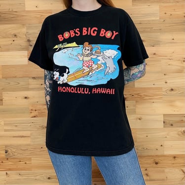 Vintage Bob's Big Boy Honolulu Hawaii Tee Shirt T-Shirt 