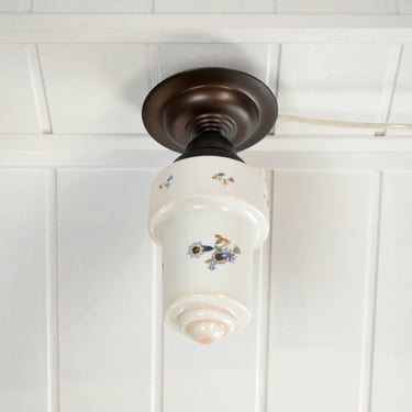 Ceiling lamp Art Deco glass glass shade spray decor country house vintage 20s 30s lamp light ceiling light Brocante Bauhaus design 