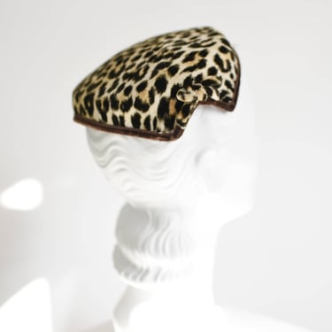 1950s Leopard Hat 
