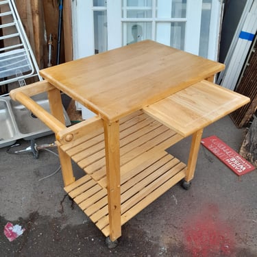 Wooden Kitchen Cart