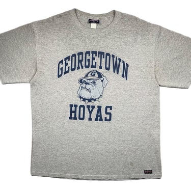 Vintage 90s JanSport Georgetown University Hoyas Collegiate Graphic T-Shirt Size XL 