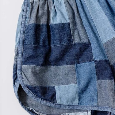 Carleen Tess Track Shorts - Log Cabin Denim