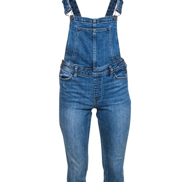 Paige - Medium Wash Denim Skinny Fit Overalls Sz 25