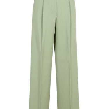 Golden Goose 'Naomi' Green Virgin Wool Pants Women