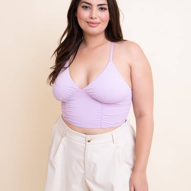 Plus Size Ruched Bralette 
