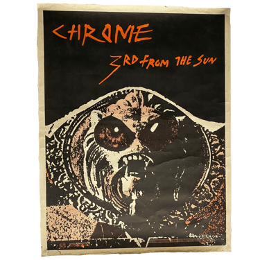 Vintage Chrome "3rd From The Sun" Promotional Poster