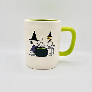 Rae Dunn Peanuts Witches Brew Snoopy and Woodstock Mug by LeChalet