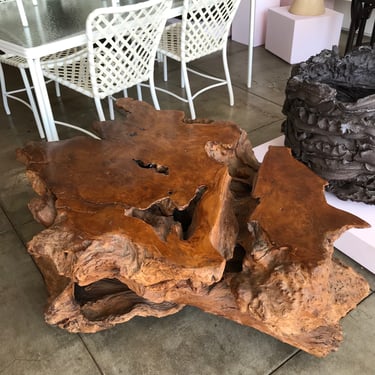 Monumental California Redwood Coffee Table