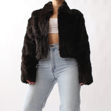 2000s Cropped Fur Jacket