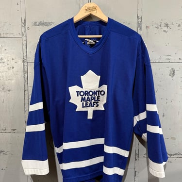 Vintage Toronto Maple Leafs Jersey Embroidery CCM Brand Retro Hockey Apparel 