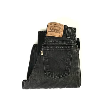Levi's 950 Black Vintage Jeans / Size 22 23 XXS 