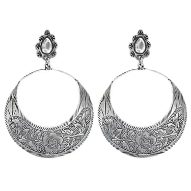 Tara Gasparian Azul Hoop Earrings