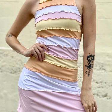 Ferragamo Sherbet Mesh Dress