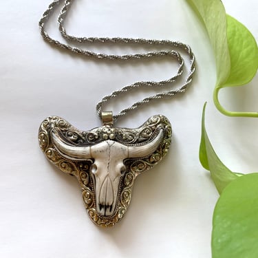 Framed Skull Necklace from Nepal