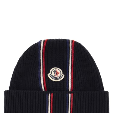 Moncler Men Tricolour Wool Hat