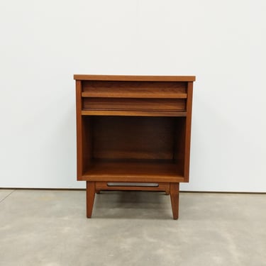 Vintage Mid Century Modern Walnut Nightstand by Gibbard 