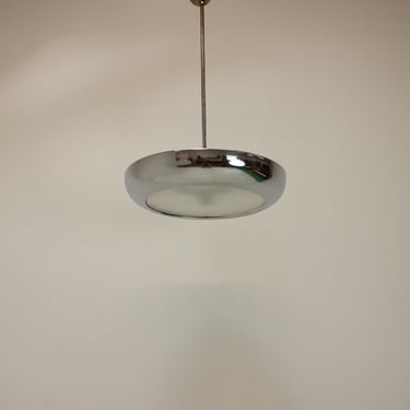 Bauhaus UFO Pendant by Josef Hurka for Napako, 1940s / Mid-century / Vintage Pendant / 