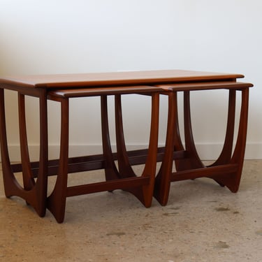 Astro Coffee & End Table Mid-Century Modern Nesting Set 