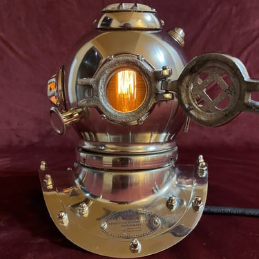 Illuminated Mark IV Diving Helmet 