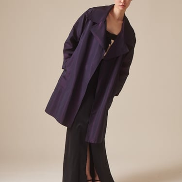 Chanel Iridescent Purple Coat