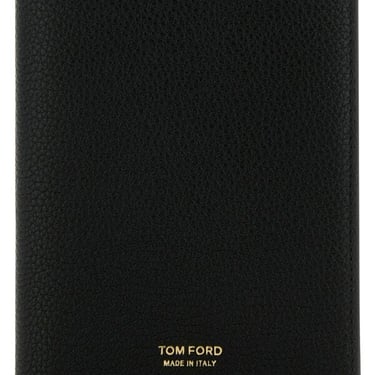 Tom Ford Men Soft Grain Leather T Line Passport Holder