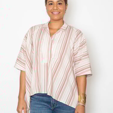 Alice Top - Rust Stripe