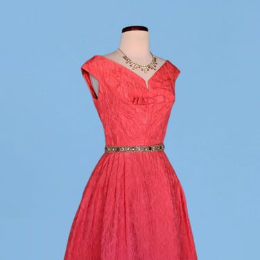 Vintage 1960s Elegant Ballgown Party Dress, 1960s Prom Dress, Vintage 60s Evening Gown 