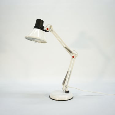 Vintage Angle Poise Style Lamp / Architect Lamp / 90s / Articulated Desk Lamp / Angle Poise Light / Industrial / Swing Arm Lamp / Study Lamp 
